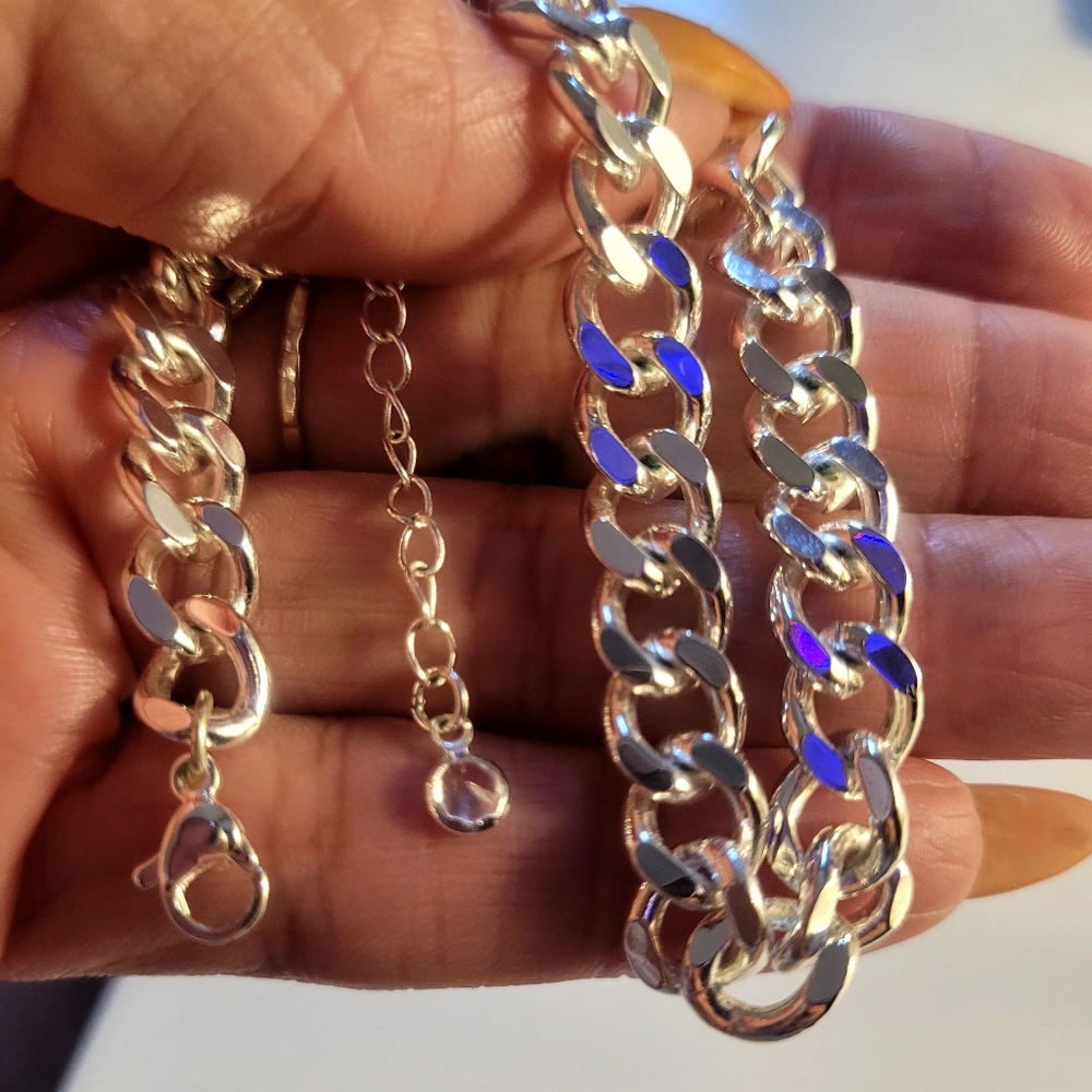 Silver Chain Anklet Set - Picture 4 of 8